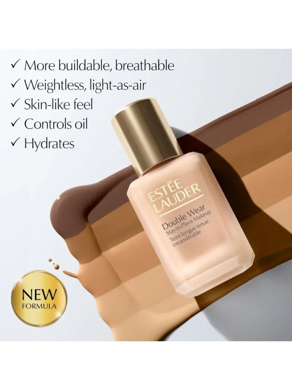 Long-Wear Oil-Free Liquid Matte Foundation | 36-Hour Hydrating, Breathable